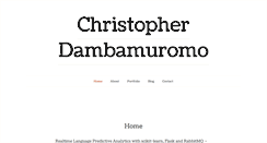 Desktop Screenshot of chridam.com